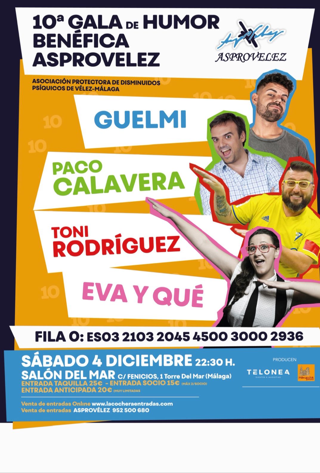 10ª GALA DE HUMOR BENÉFICA ASPROVELEZ