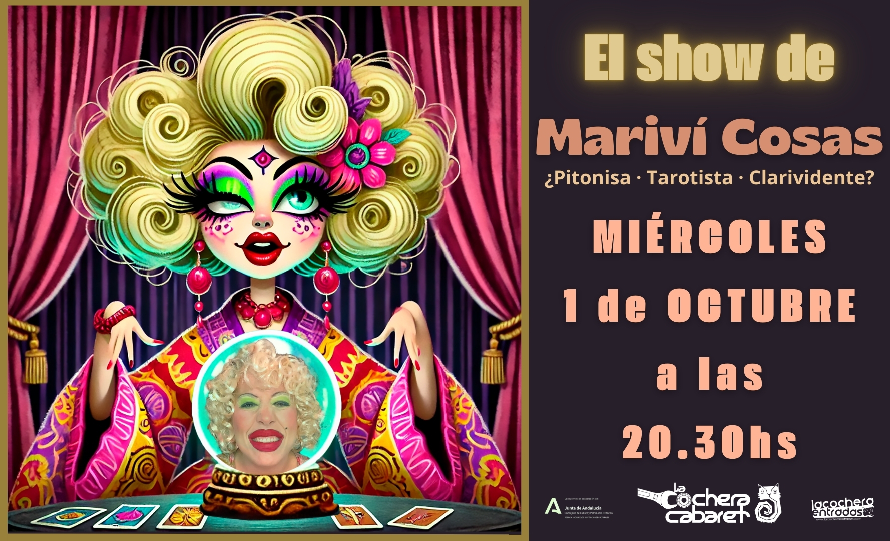 EL SHOW DE MARIVÍ COSAS ¿PITONISA, TAROTISTA Y CLARIVIDENTE?