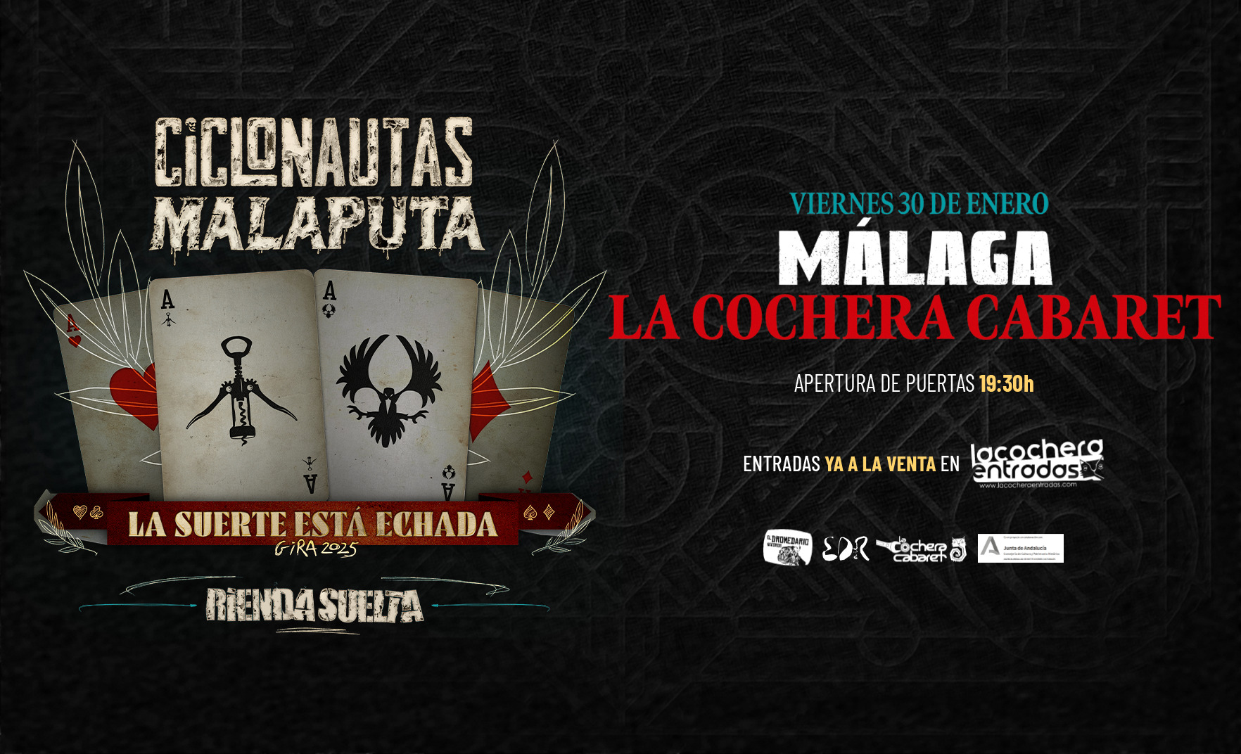 RIENDA SUELTA, CICLONAUTAS Y MALAPUTA